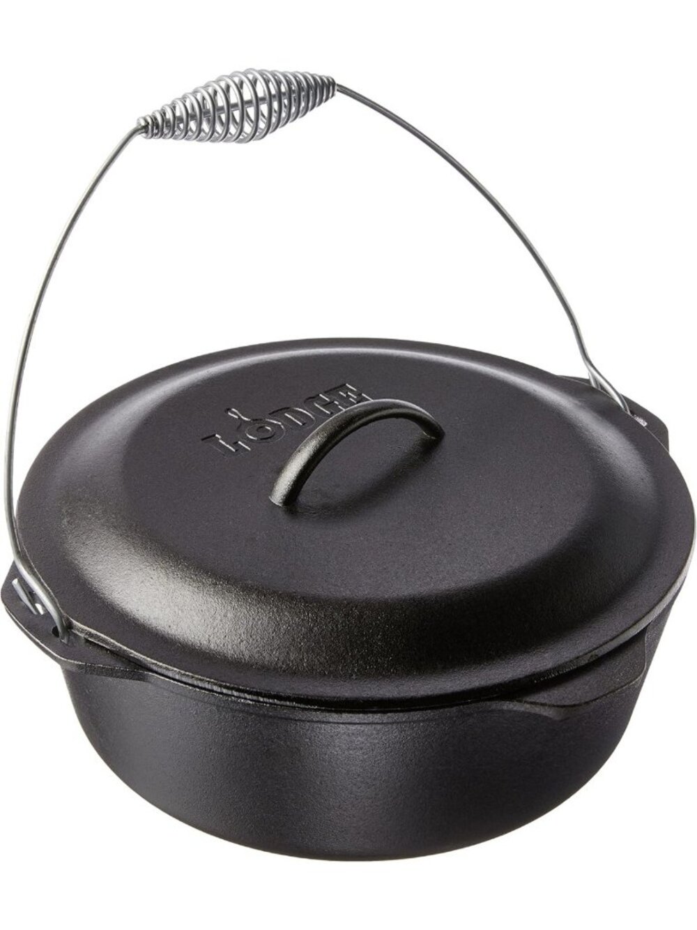 9 Quart Pre-Seasoned Cast Iron Dutch Oven with Bail Handle - Perfect for